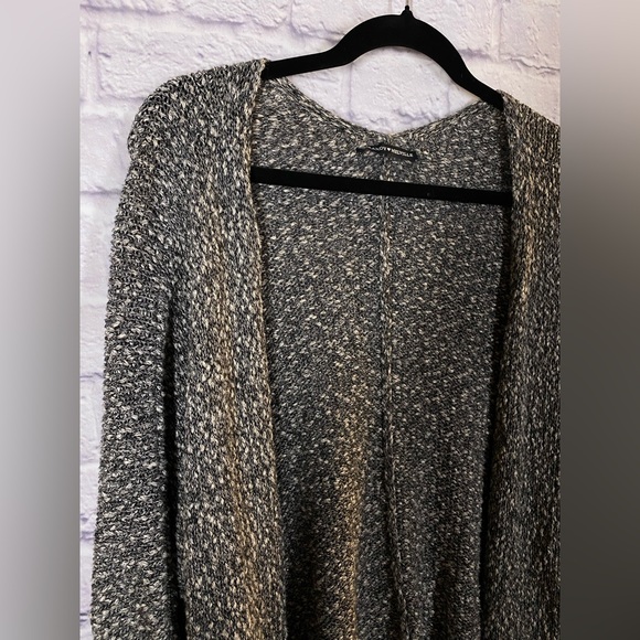 Brandy Melville Open Front Knit Gray Cardigan Sweater One Size - Picture 2 of 5